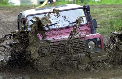 Image linking to the Off-Road page for details of  and the  on offer there: Llandrindod Wells is surrounded by great places to really test the ability of your 4x4 vehicle.  There are many tracks through forestry that can be used for offroad driving either alone or in one of the many organised groups that meets here.  Greylands Guest House makes a perfect base, being central for many of the best areas for off-road action.
